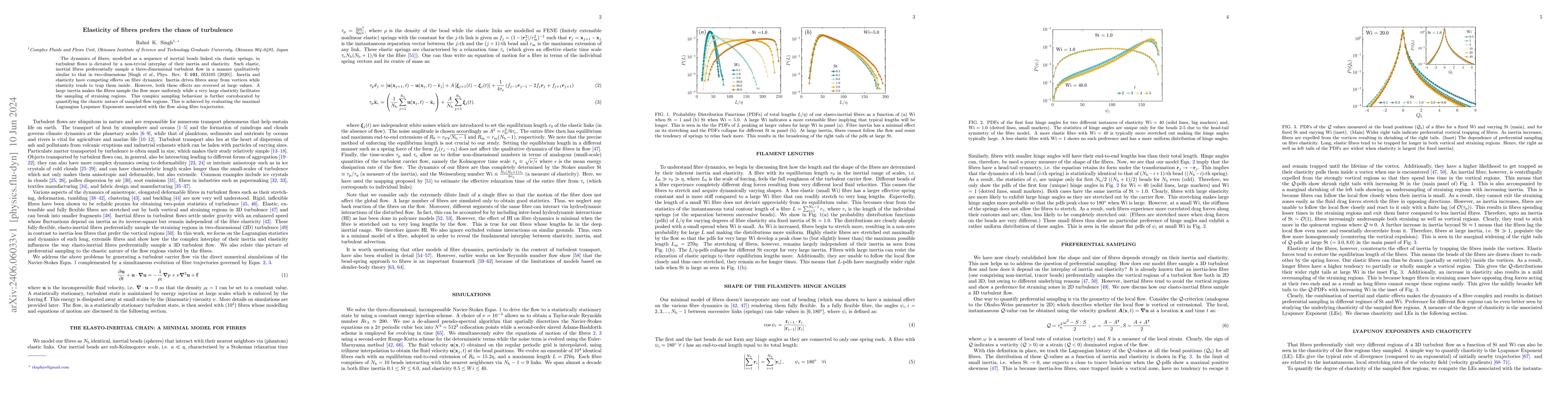 Thumbnail for Elasticity of fibres prefers the chaos of turbulence