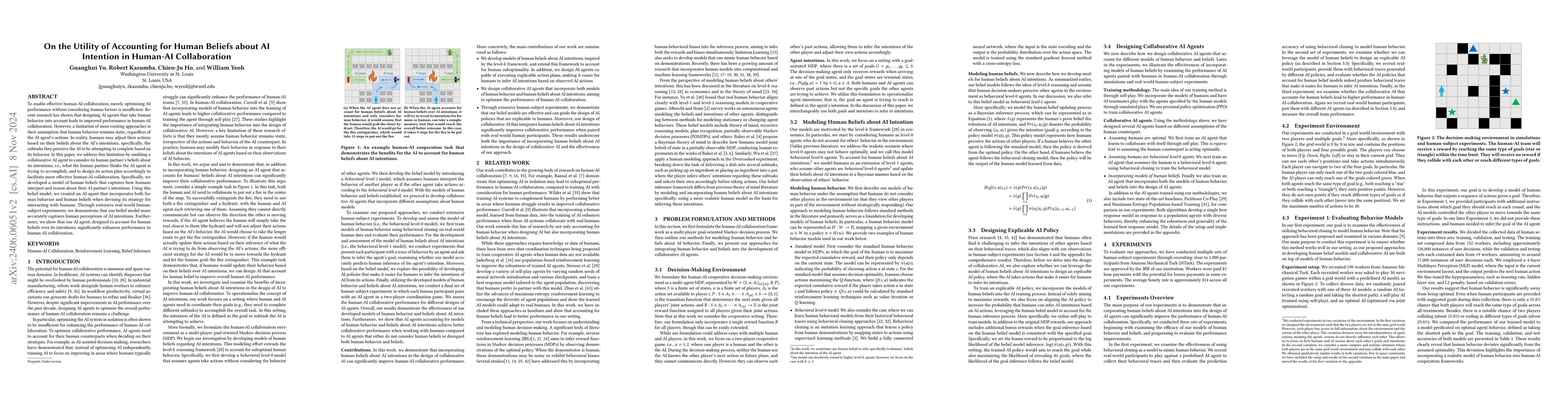Thumbnail for On the Utility of Accounting for Human Beliefs about AI Behavior in
  Human-AI Collaboration