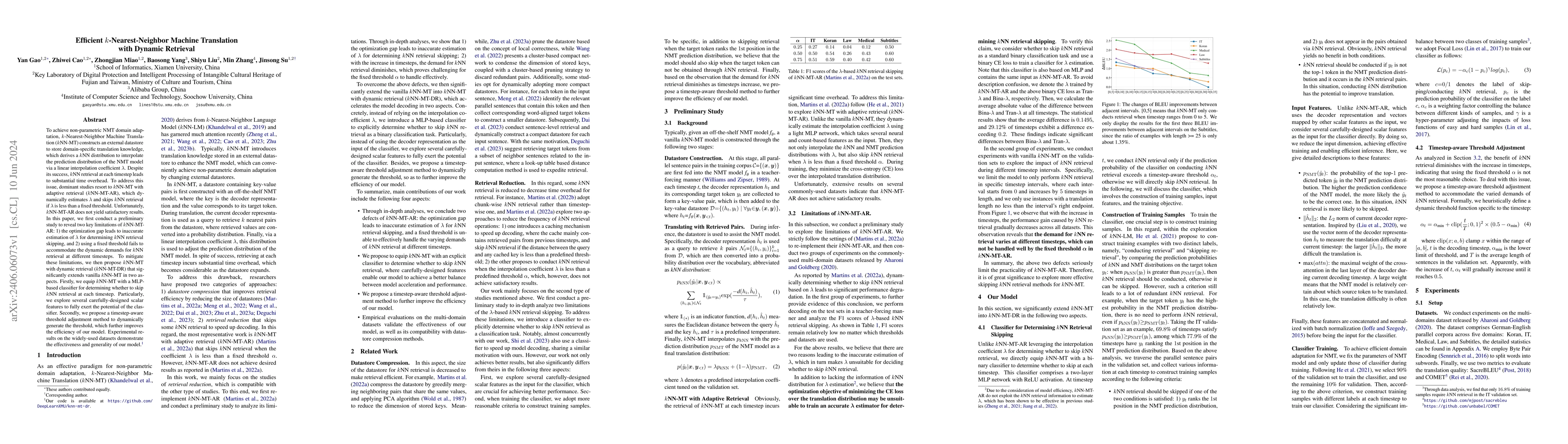 Thumbnail for Efficient k-Nearest-Neighbor Machine Translation with Dynamic Retrieval