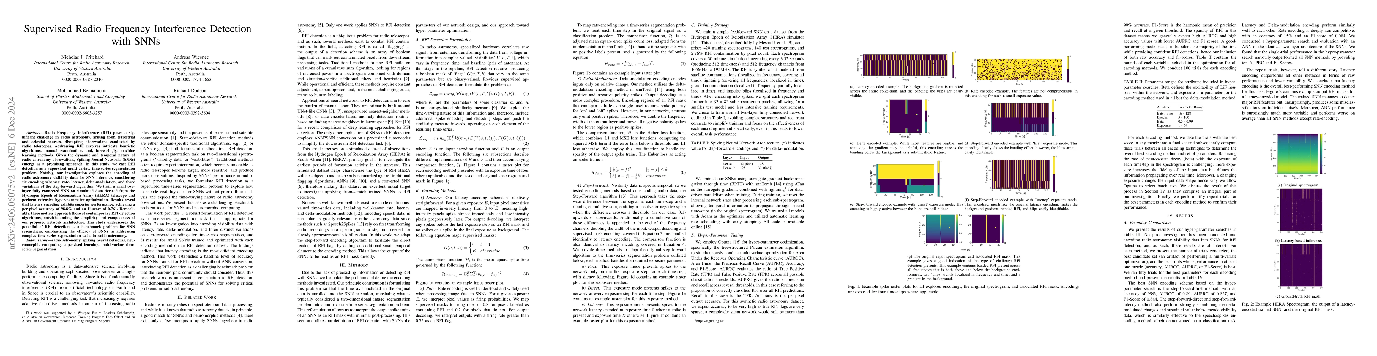 Thumbnail for Supervised Radio Frequency Interference Detection with SNNs