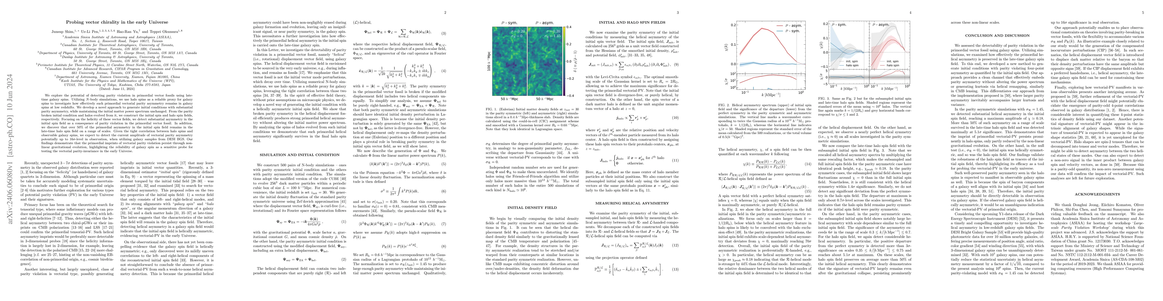 Thumbnail for Probing vector chirality in the early Universe