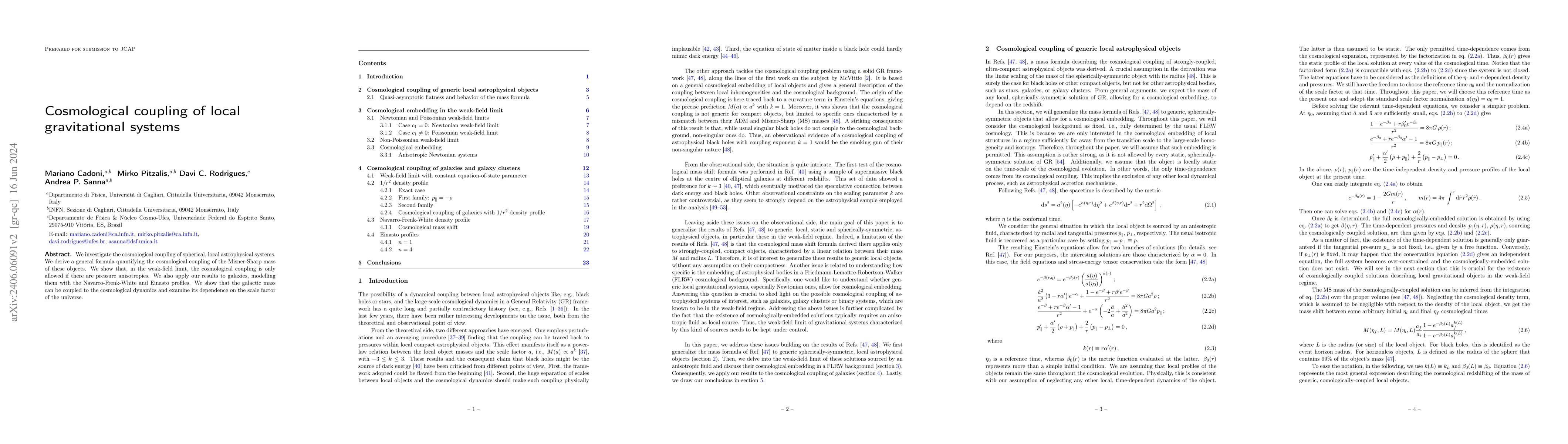 Thumbnail for Cosmological coupling of local gravitational systems