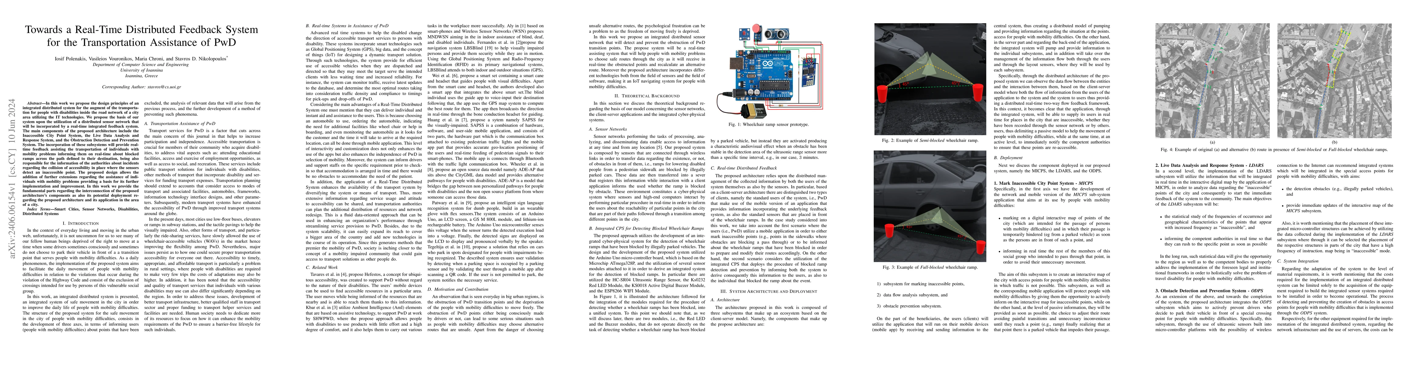 Thumbnail for Towards a real-time distributed feedback system for the transportation
  assistance of PwD