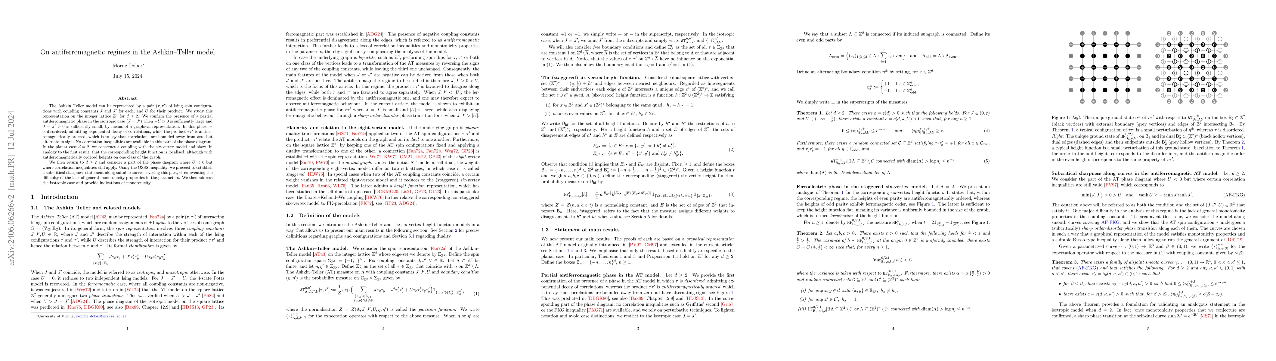 Thumbnail for On antiferromagnetic regimes in the Ashkin-Teller model