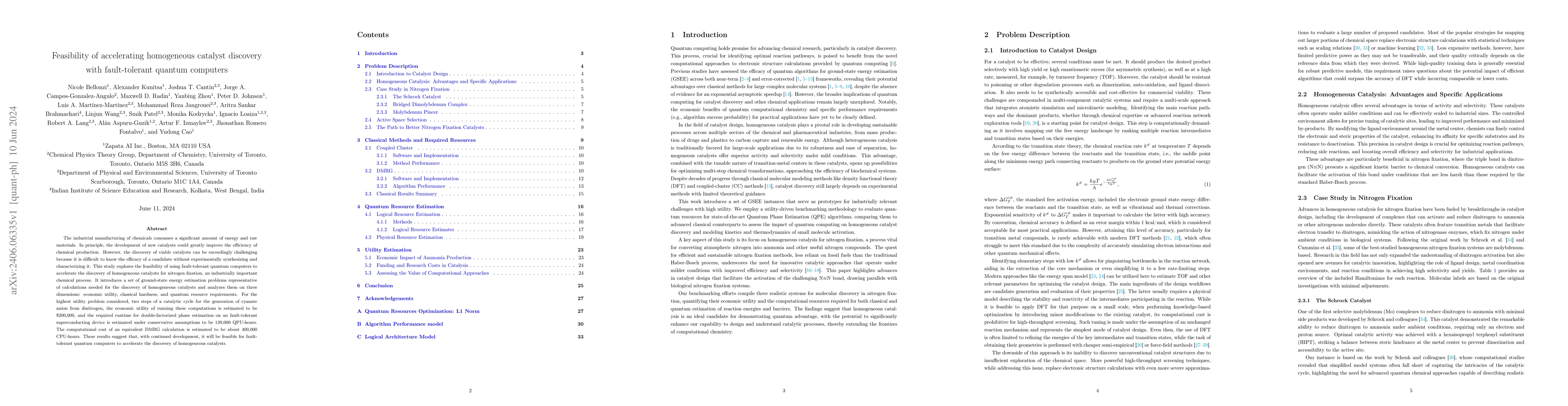 Thumbnail for Feasibility of accelerating homogeneous catalyst discovery with
  fault-tolerant quantum computers