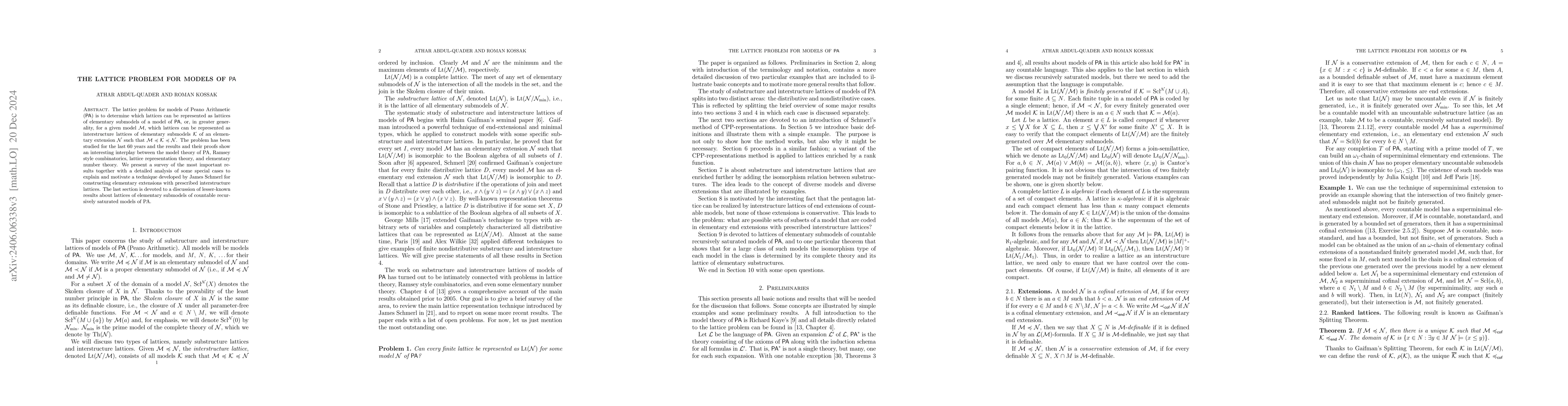 Thumbnail for The Lattice Problem for Models of $\mathsf{PA}$