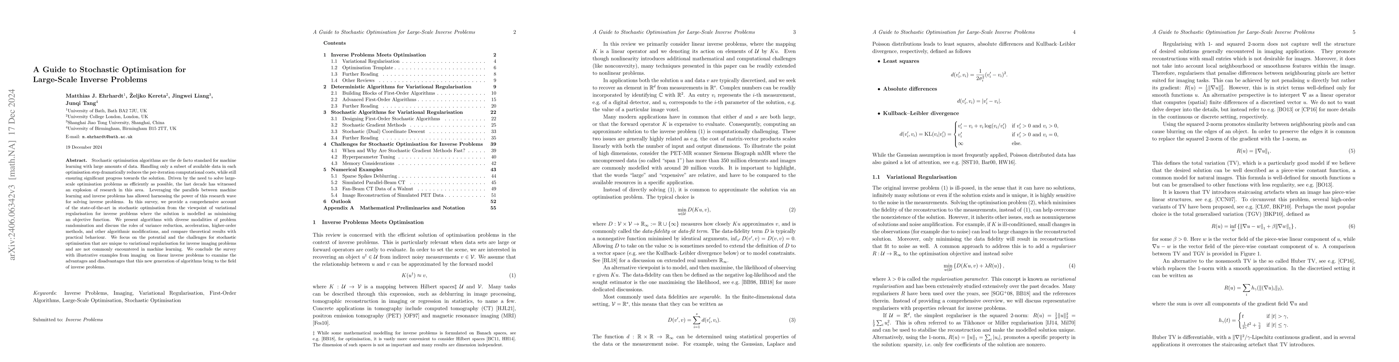 Thumbnail for A Guide to Stochastic Optimisation for Large-Scale Inverse Problems