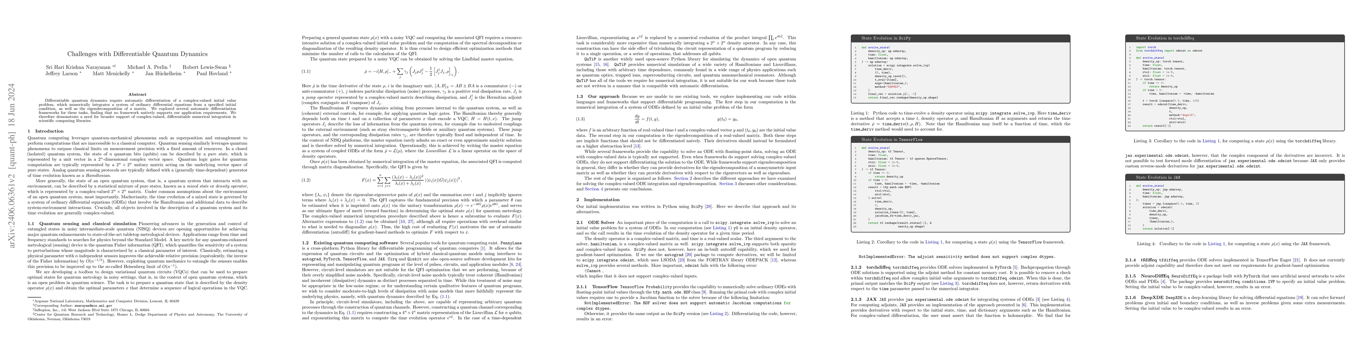 Thumbnail for Challenges with Differentiable Quantum Dynamics