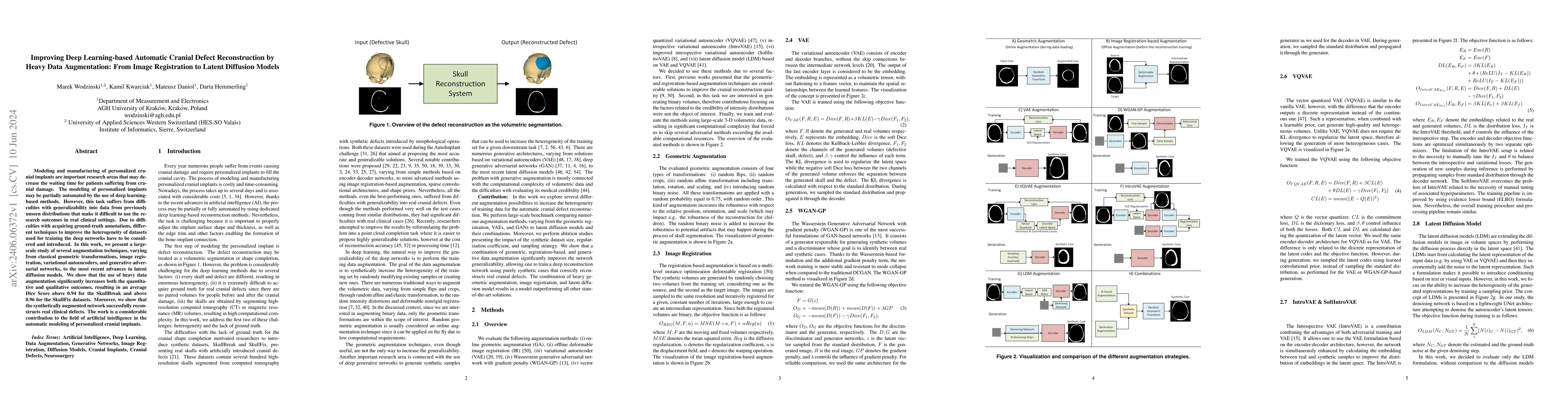 Thumbnail for Improving Deep Learning-based Automatic Cranial Defect Reconstruction by
  Heavy Data Augmentation: From Image Registration to Latent Diffusion Models