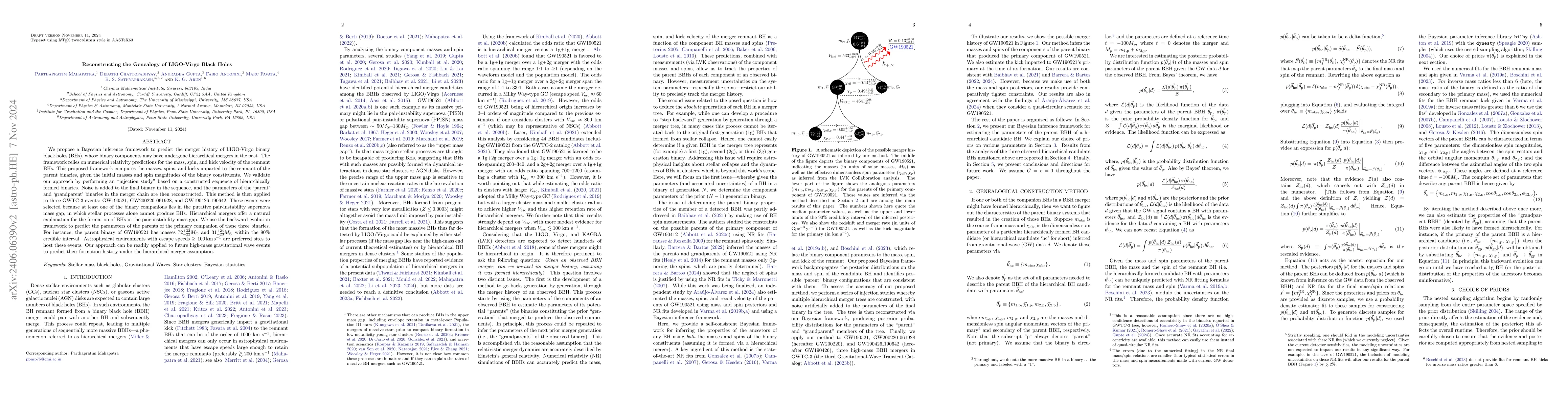 Thumbnail for Reconstructing the genealogy of LIGO-Virgo black holes