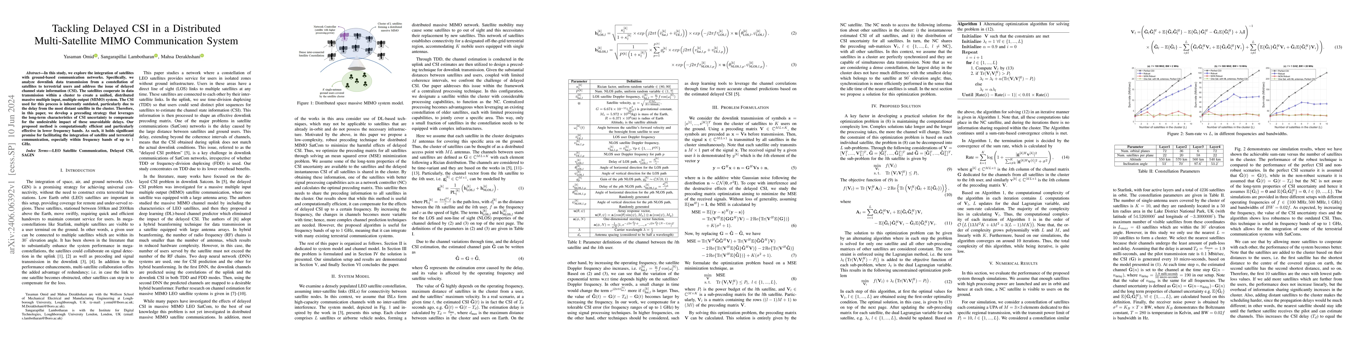 Thumbnail for Tackling Delayed CSI in a Distributed Multi-Satellite MIMO Communication
  System