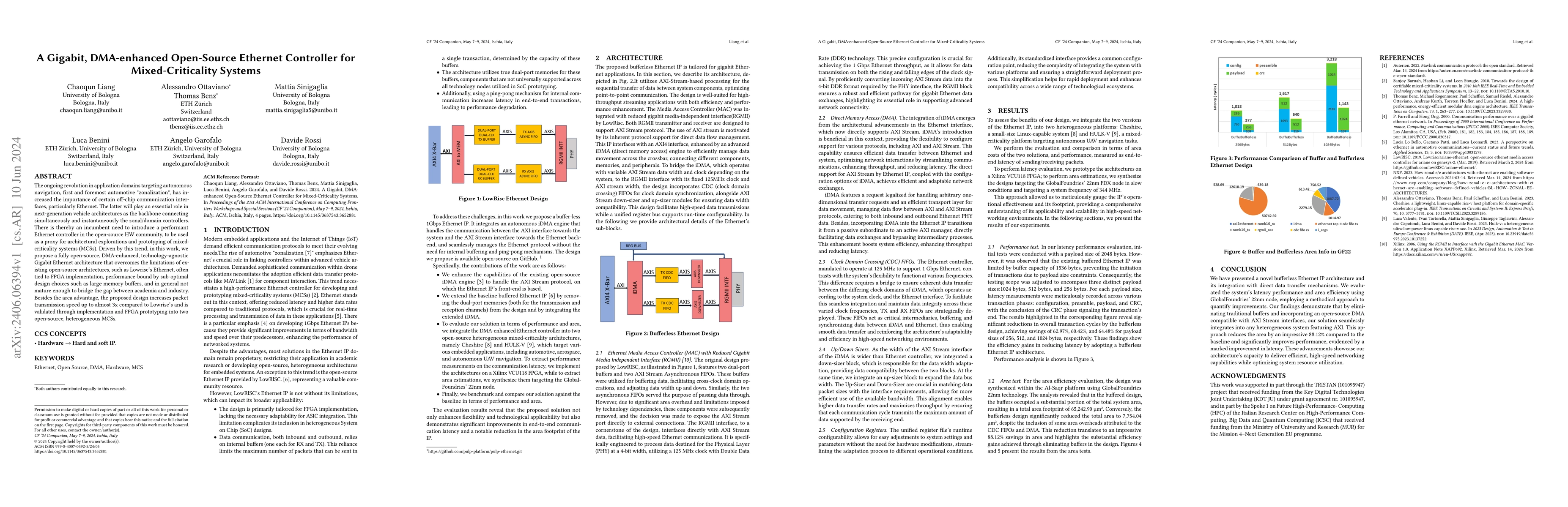Thumbnail for A Gigabit, DMA-enhanced Open-Source Ethernet Controller for
  Mixed-Criticality Systems