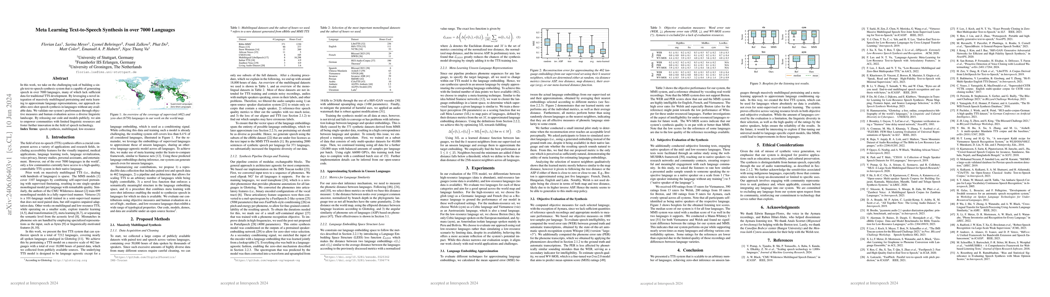 Thumbnail for Meta Learning Text-to-Speech Synthesis in over 7000 Languages