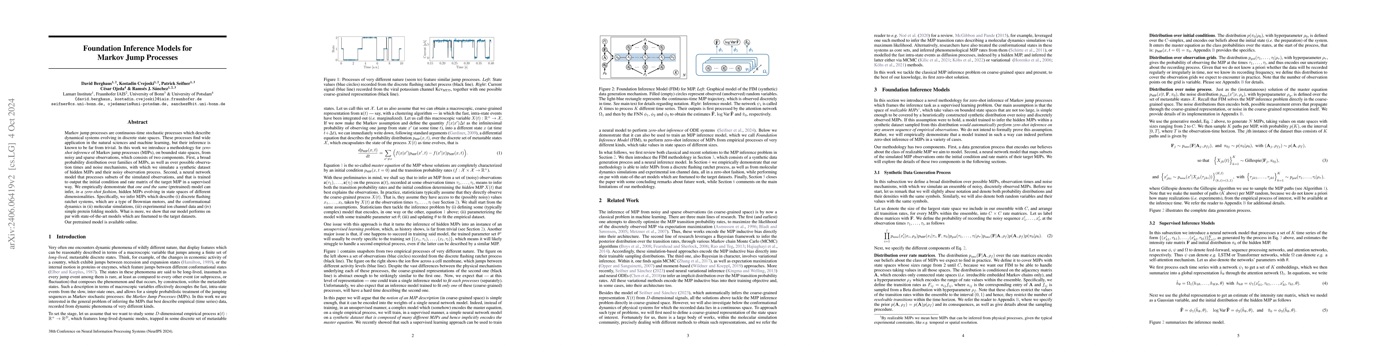Thumbnail for Foundation Inference Models for Markov Jump Processes