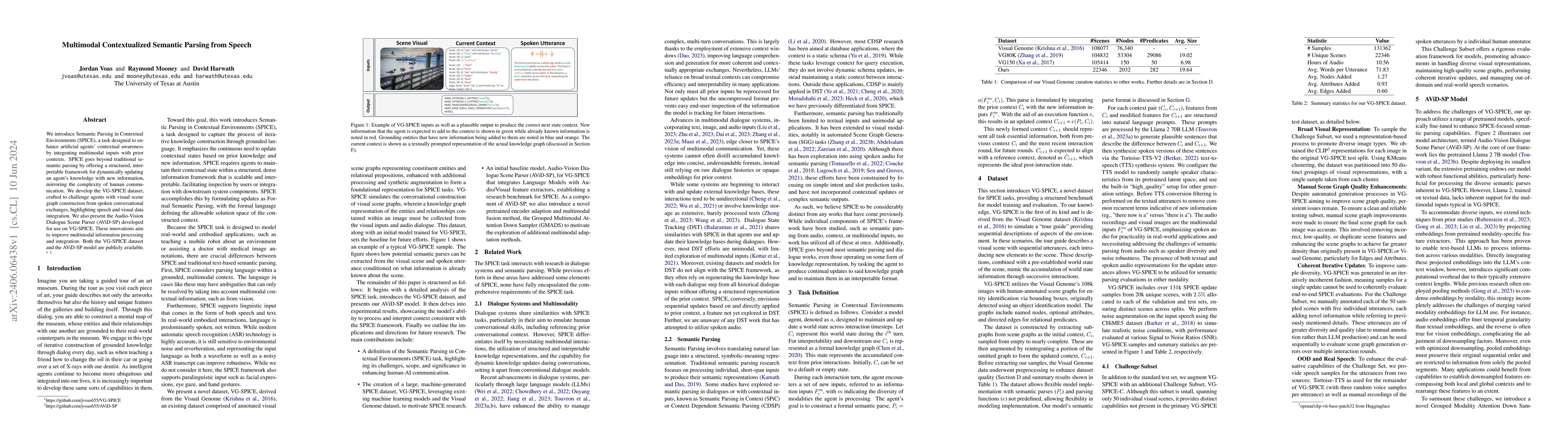 Thumbnail for Multimodal Contextualized Semantic Parsing from Speech