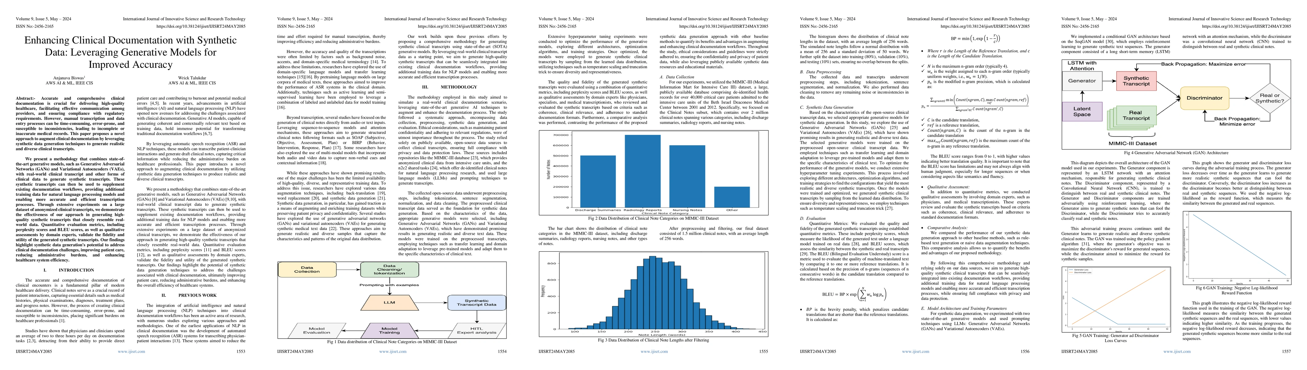 Thumbnail for Enhancing Clinical Documentation with Synthetic Data: Leveraging
  Generative Models for Improved Accuracy