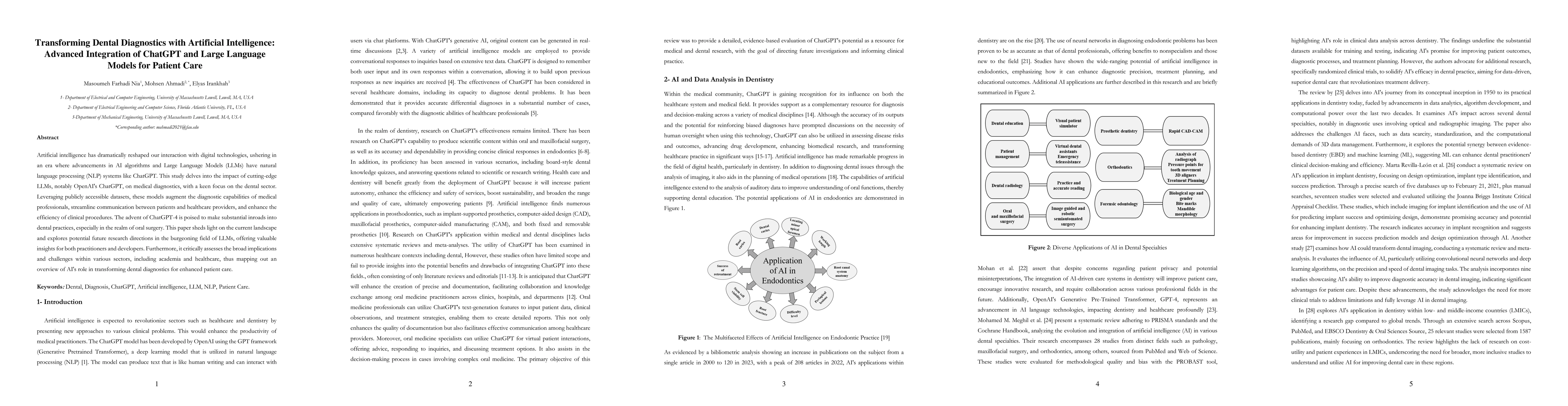 Thumbnail for Transforming Dental Diagnostics with Artificial Intelligence: Advanced
  Integration of ChatGPT and Large Language Models for Patient Care