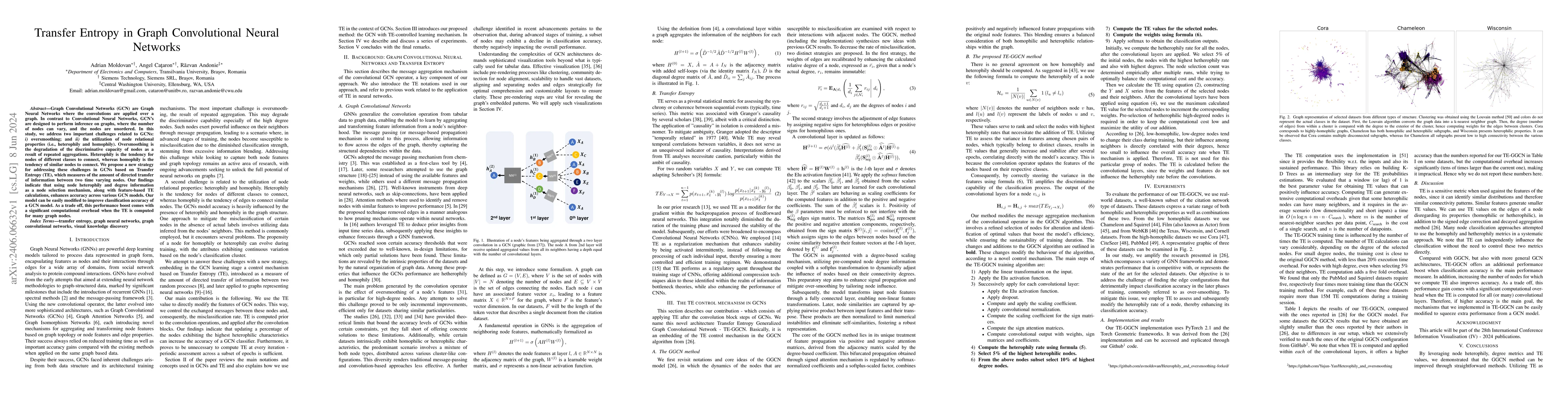 Thumbnail for Transfer Entropy in Graph Convolutional Neural Networks