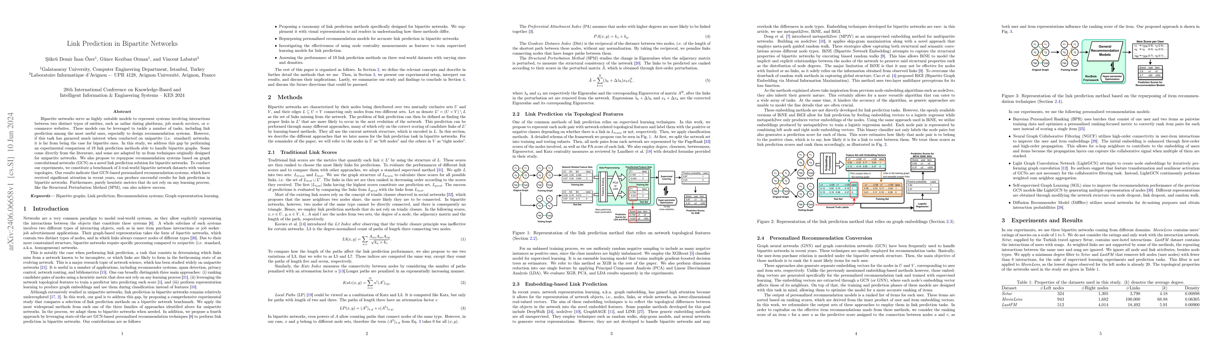 Thumbnail for Link Prediction in Bipartite Networks