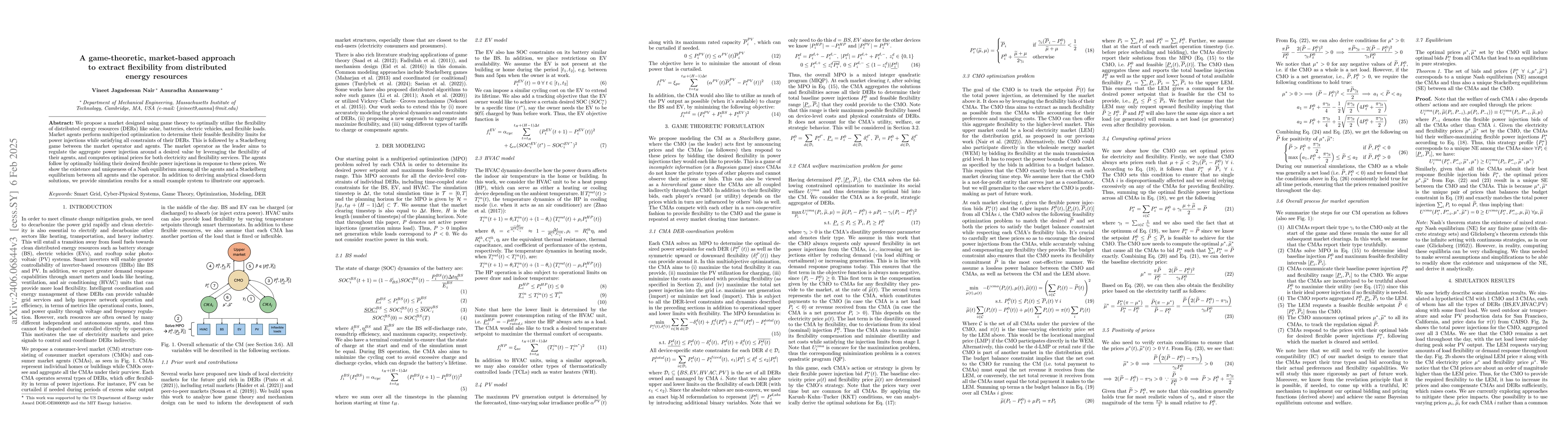 Thumbnail for A game-theoretic, market-based approach to extract flexibility from
  distributed energy resources