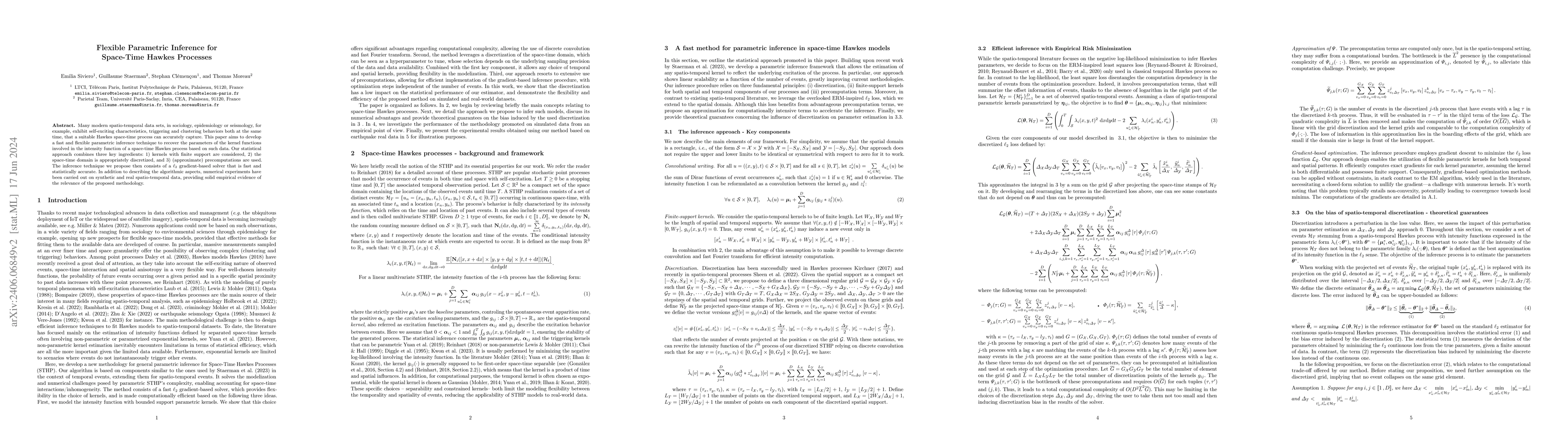 Thumbnail for Flexible Parametric Inference for Space-Time Hawkes Processes