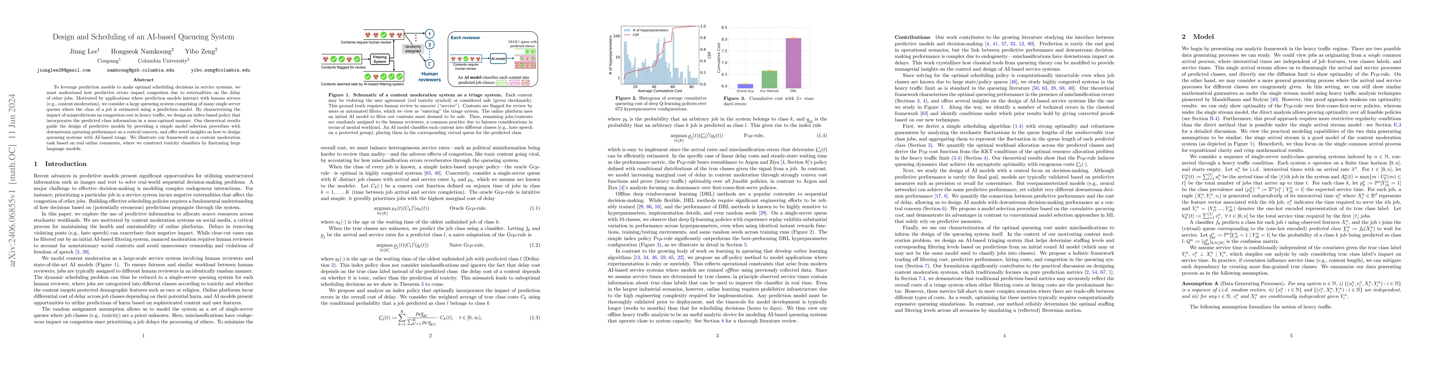 Thumbnail for Design and Scheduling of an AI-based Queueing System