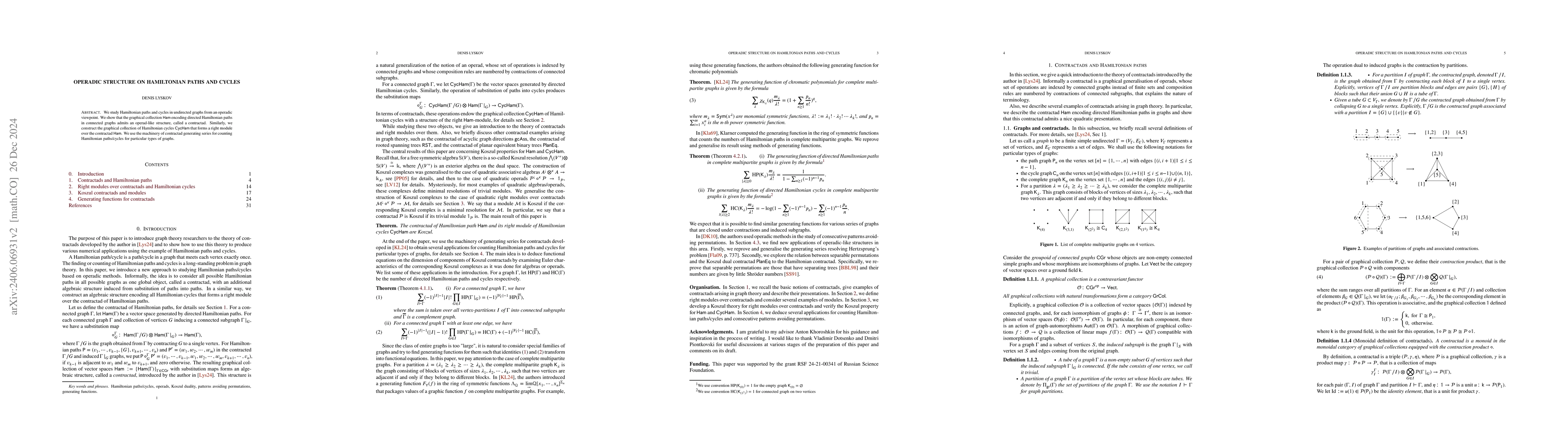 Thumbnail for Operadic structure on Hamiltonian paths and cycles