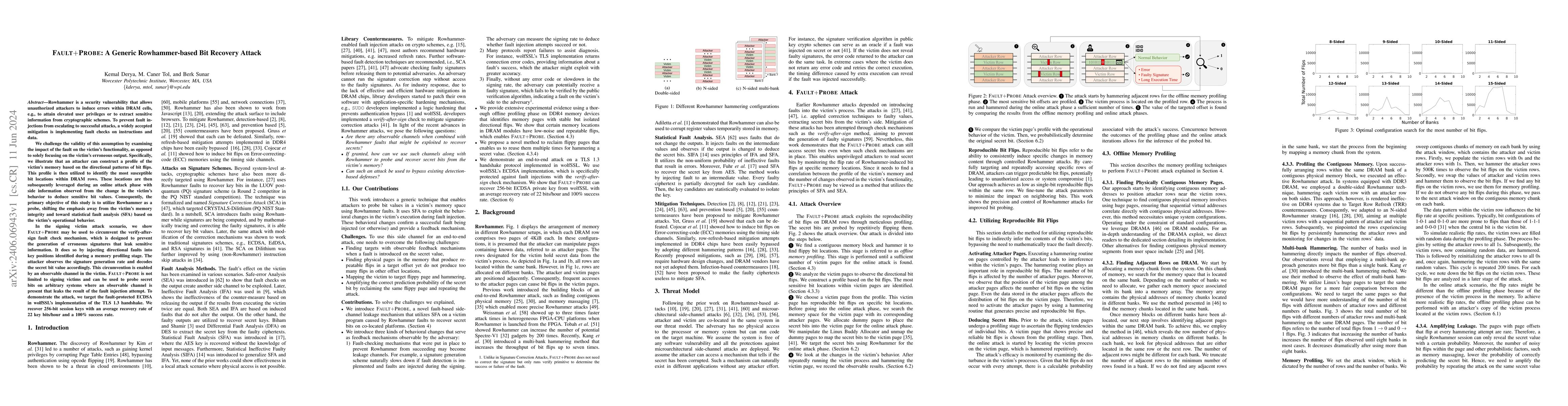 Thumbnail for FAULT+PROBE: A Generic Rowhammer-based Bit Recovery Attack