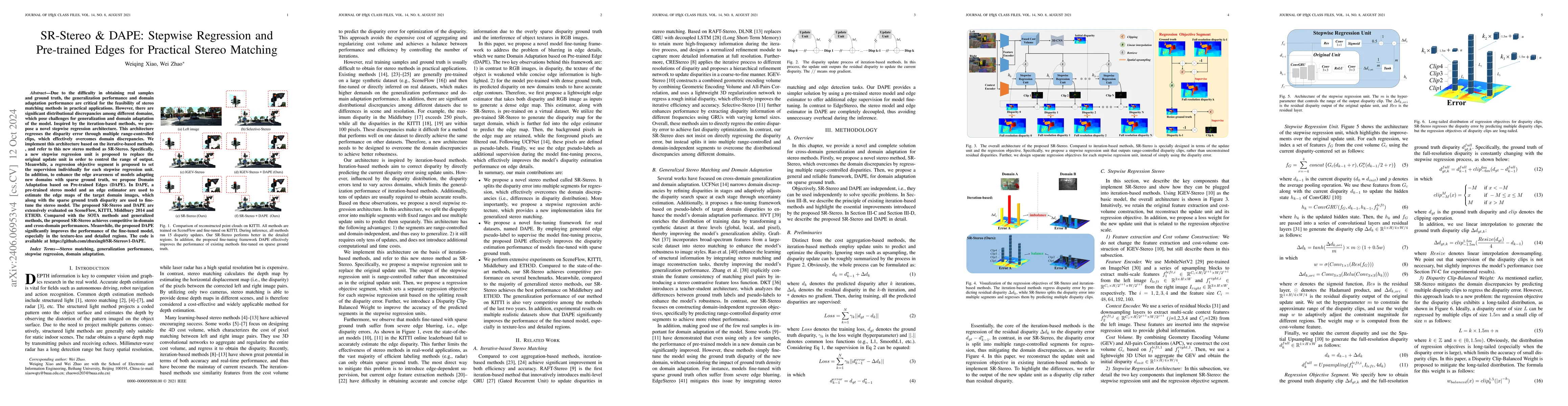 Thumbnail for Stepwise Regression and Pre-trained Edge for Robust Stereo Matching