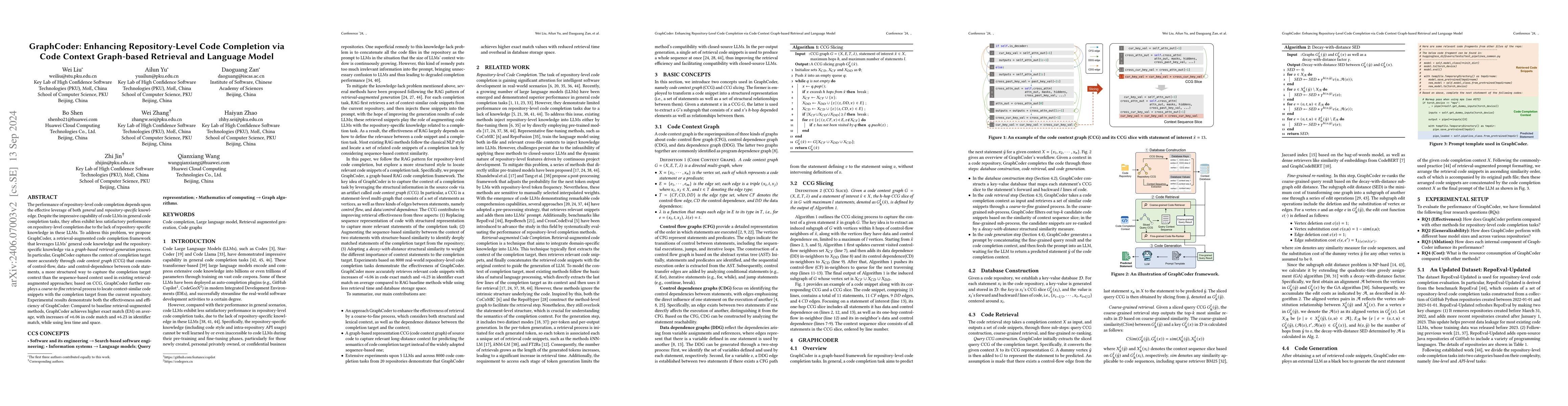 Thumbnail for GraphCoder: Enhancing Repository-Level Code Completion via Code Context
  Graph-based Retrieval and Language Model