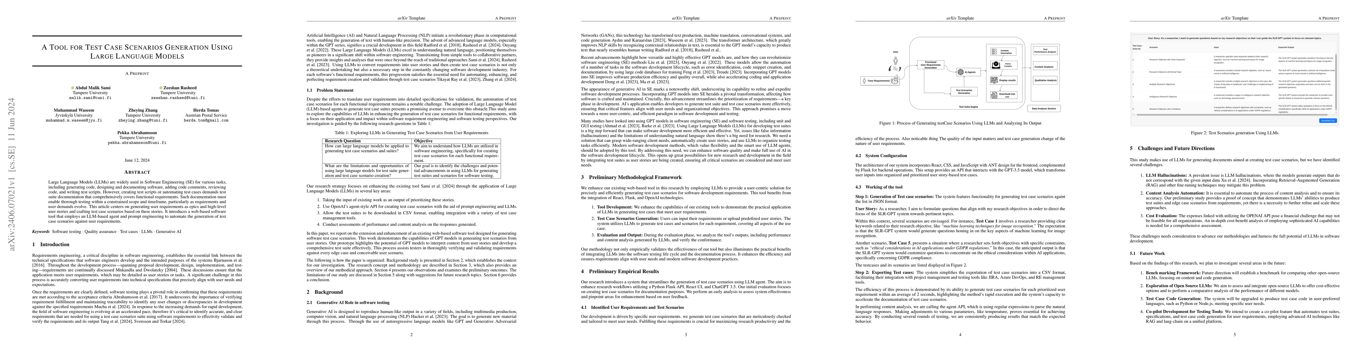 Thumbnail for A Tool for Test Case Scenarios Generation Using Large Language Models