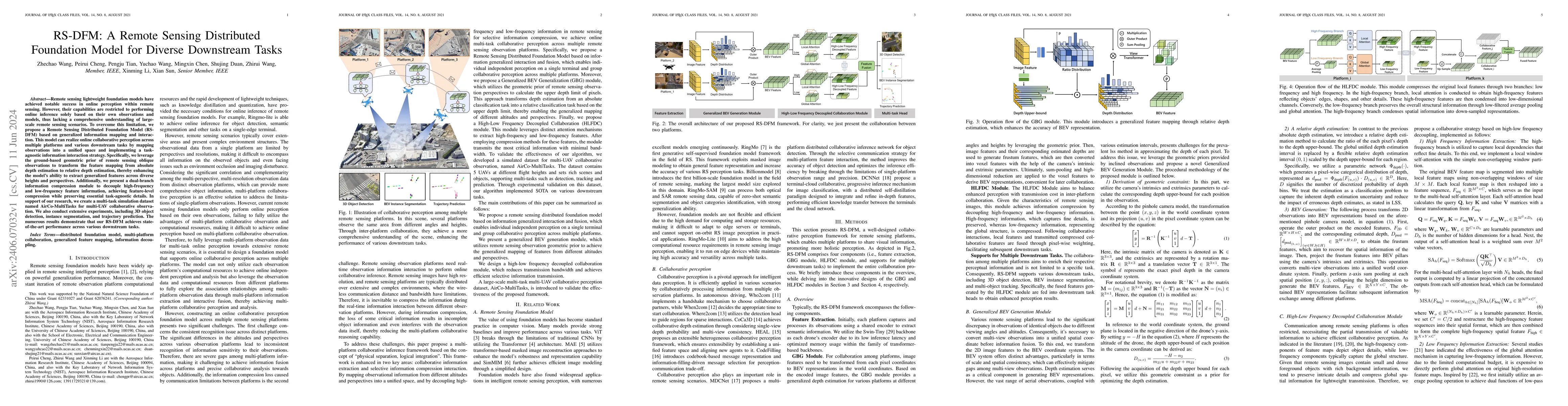 Thumbnail for RS-DFM: A Remote Sensing Distributed Foundation Model for Diverse
  Downstream Tasks