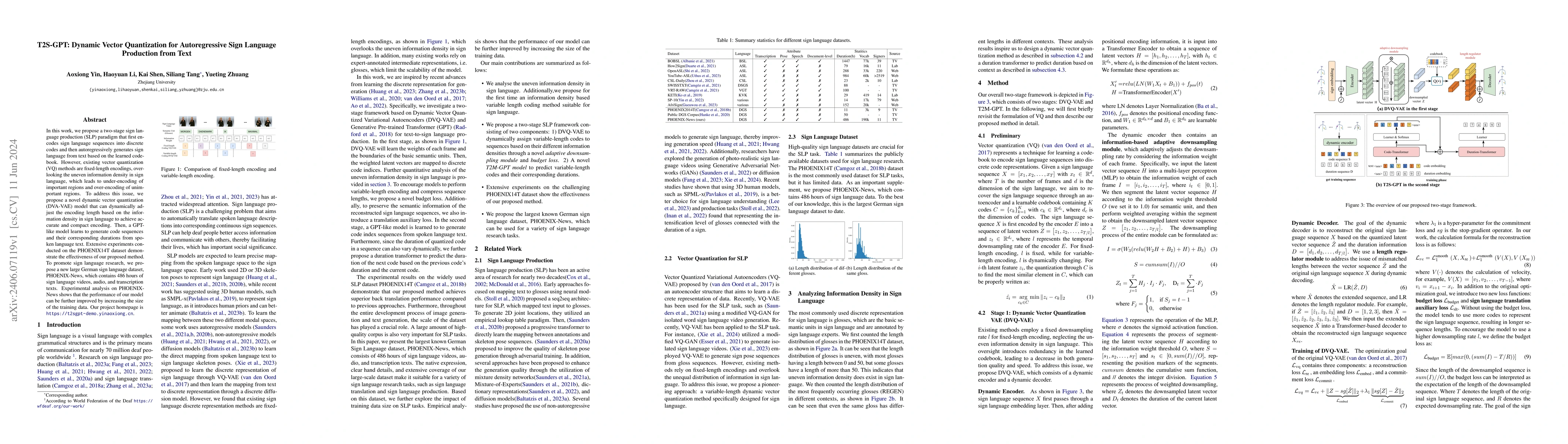Thumbnail for T2S-GPT: Dynamic Vector Quantization for Autoregressive Sign Language
  Production from Text