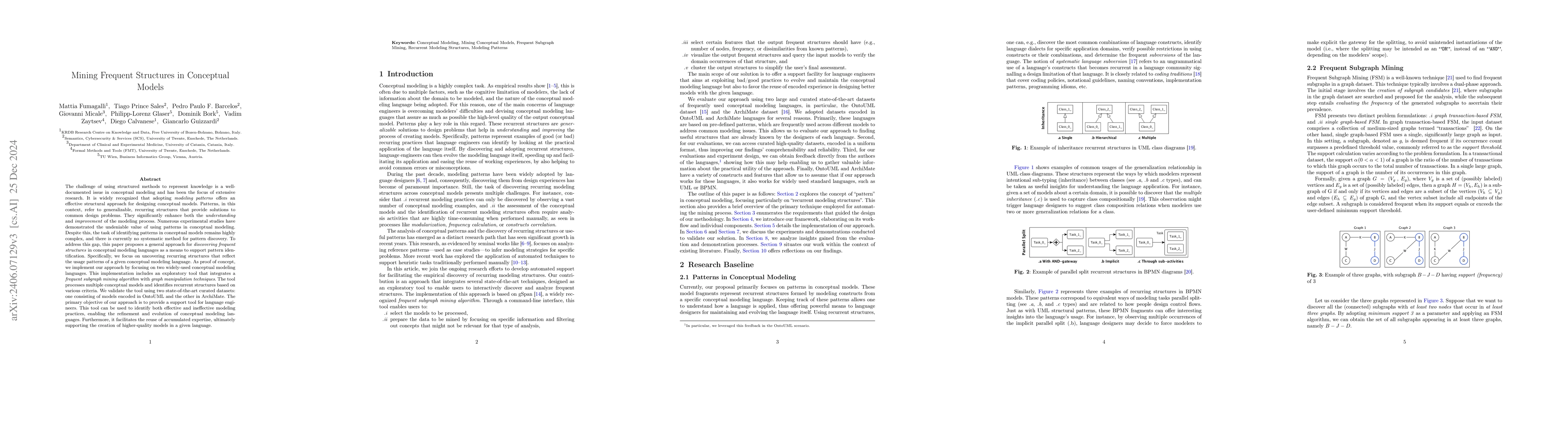Thumbnail for Mining Frequent Structures in Conceptual Models