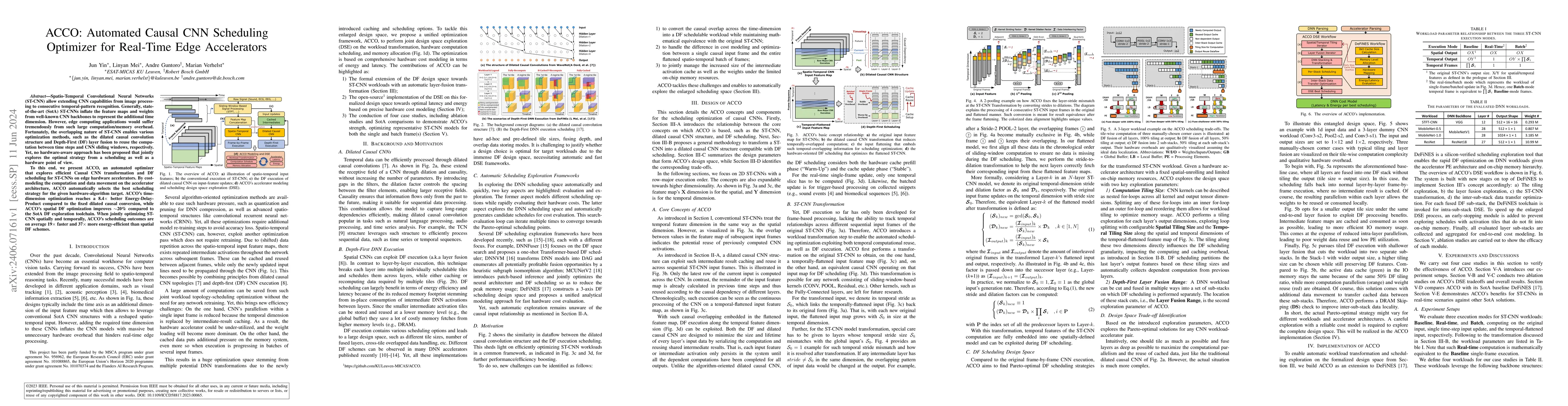 Thumbnail for ACCO: Automated Causal CNN Scheduling Optimizer for Real-Time Edge
  Accelerators