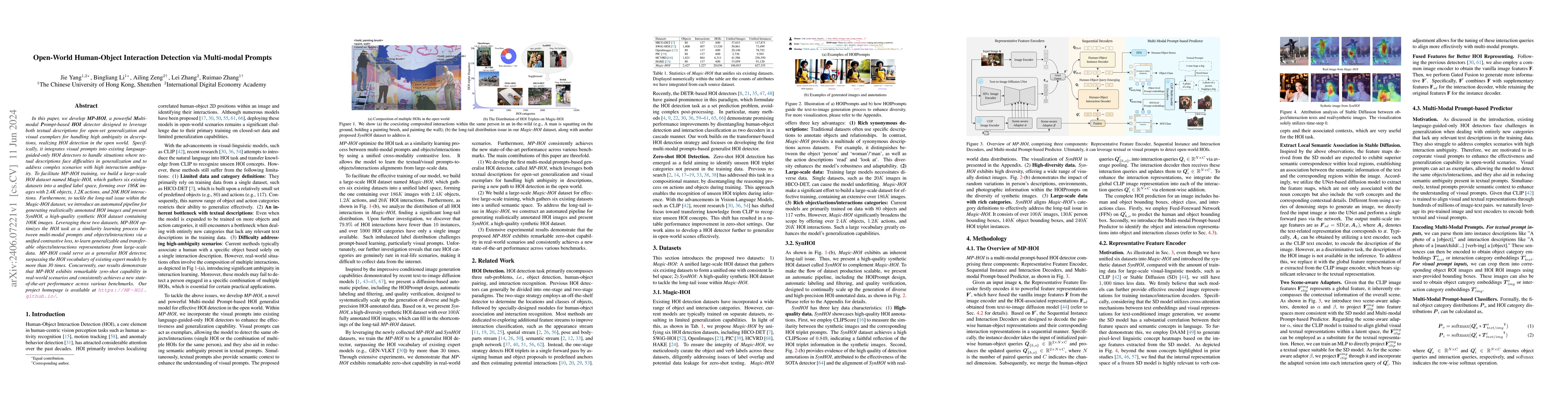 Thumbnail for Open-World Human-Object Interaction Detection via Multi-modal Prompts