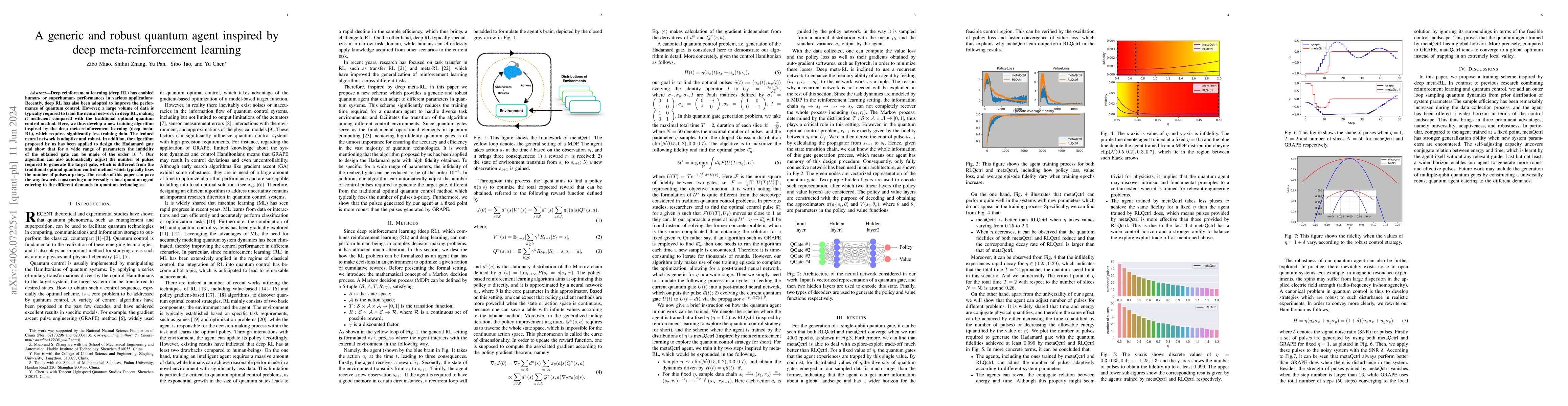 Thumbnail for A generic and robust quantum agent inspired by deep meta-reinforcement
  learning