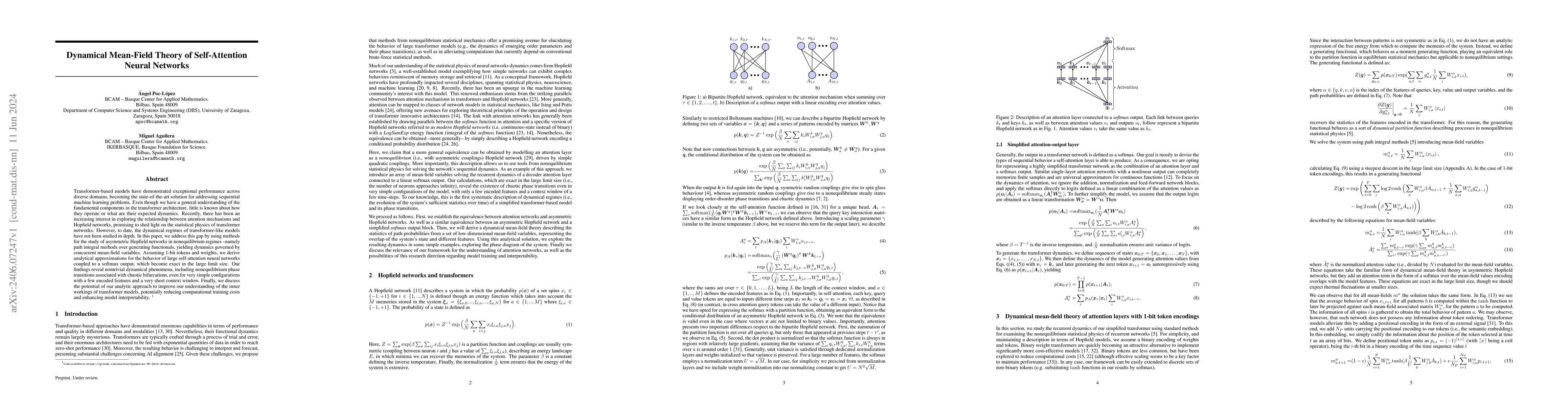 Thumbnail for Dynamical Mean-Field Theory of Self-Attention Neural Networks