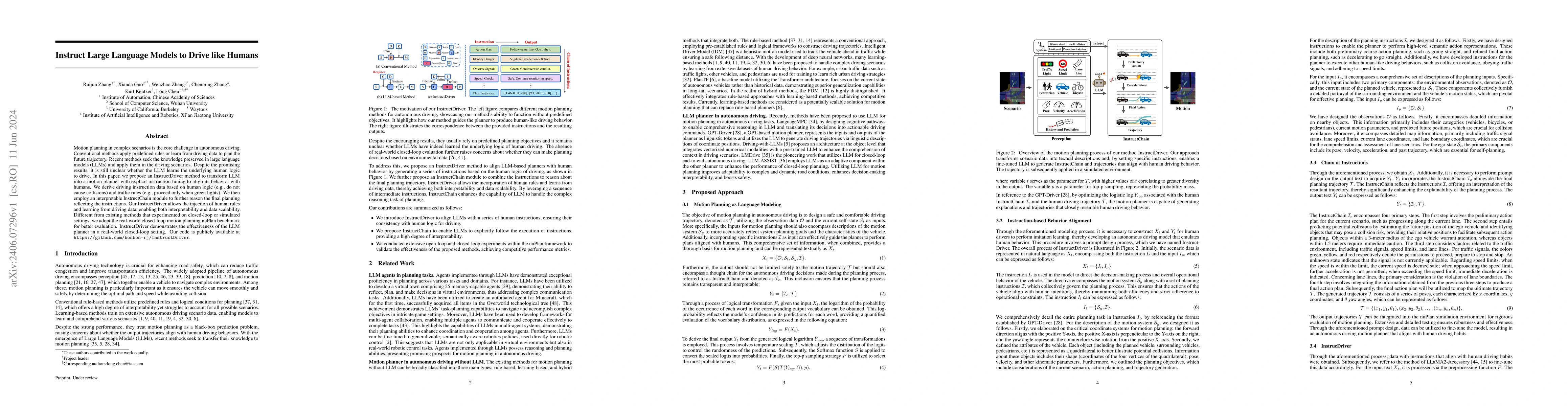 Thumbnail for Instruct Large Language Models to Drive like Humans