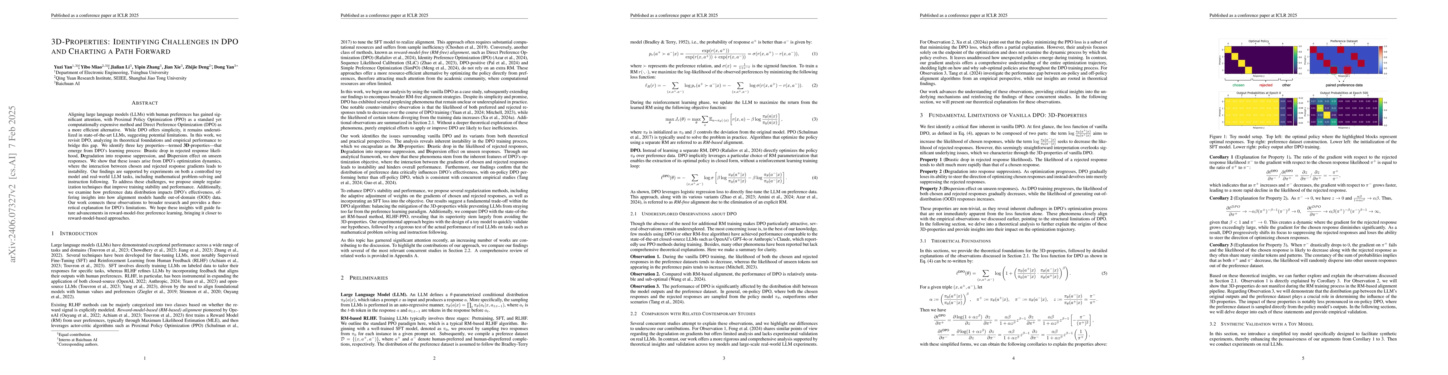 Thumbnail for 3D-Properties: Identifying Challenges in DPO and Charting a Path Forward