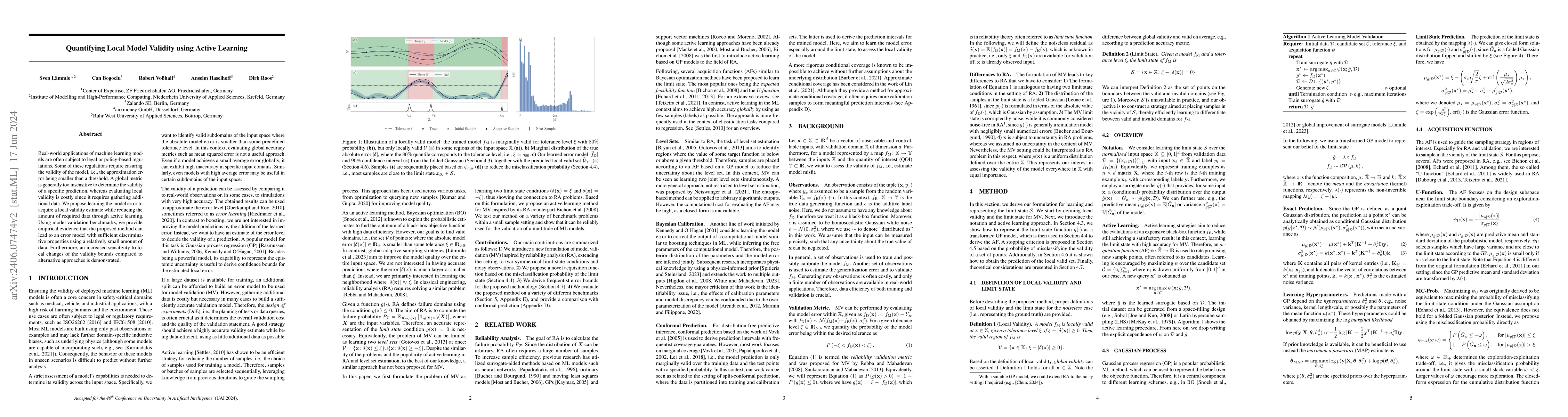 Thumbnail for Quantifying Local Model Validity using Active Learning