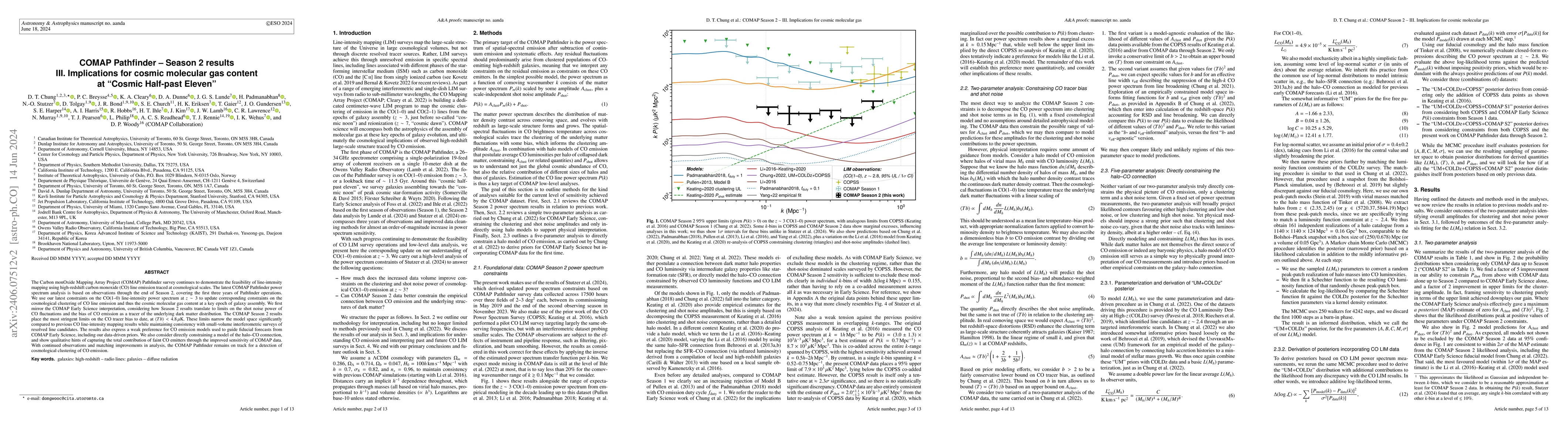 Thumbnail for COMAP Pathfinder -- Season 2 results III. Implications for cosmic
  molecular gas content at "Cosmic Half-past Eleven"