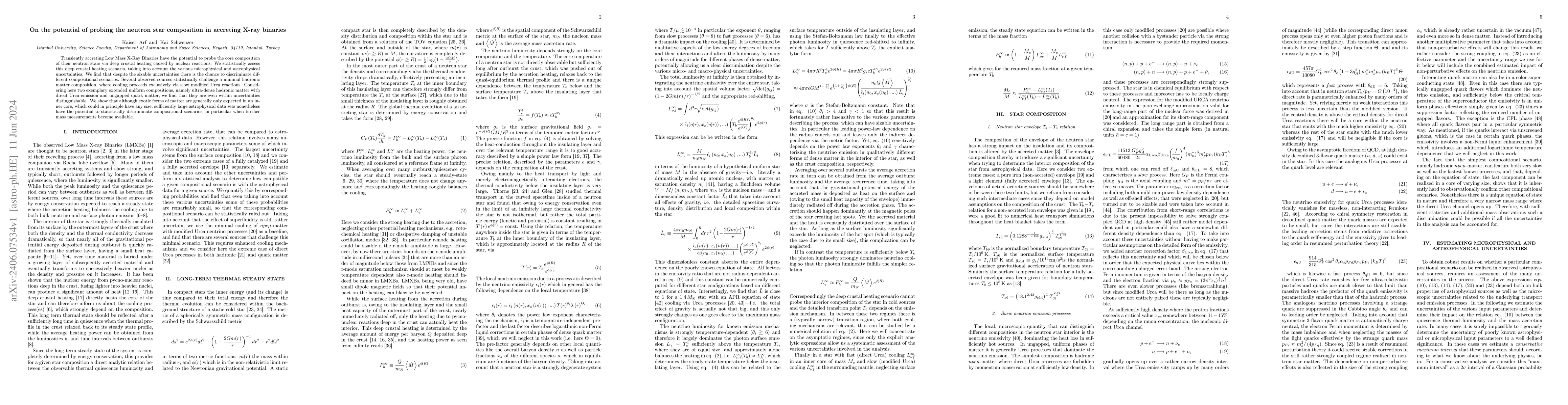 Thumbnail for On the potential of probing the neutron star composition in accreting
  X-ray binaries