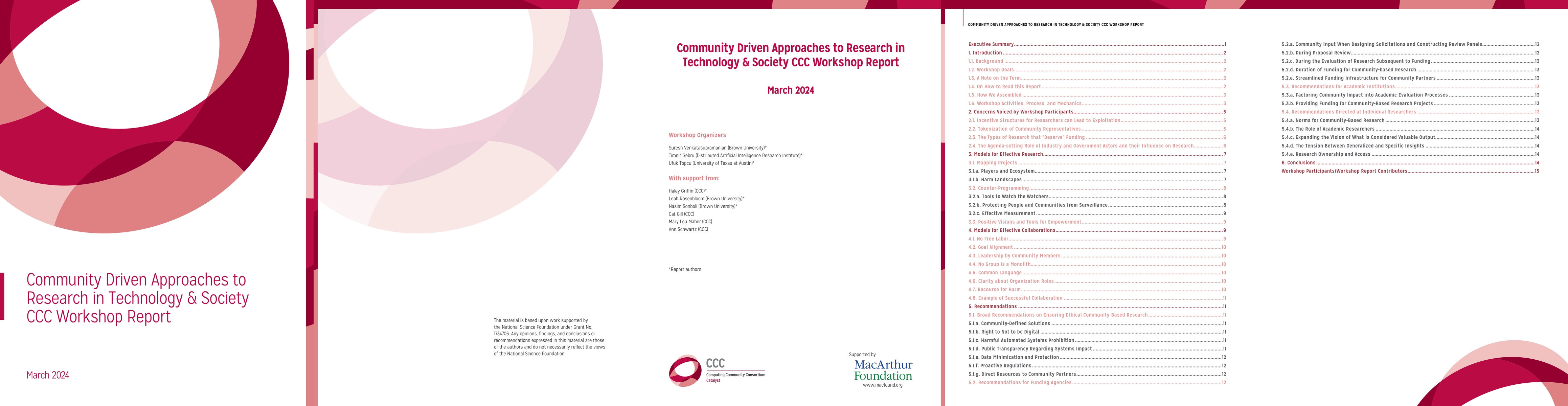 Thumbnail for Community Driven Approaches to Research in Technology & Society CCC
  Workshop Report