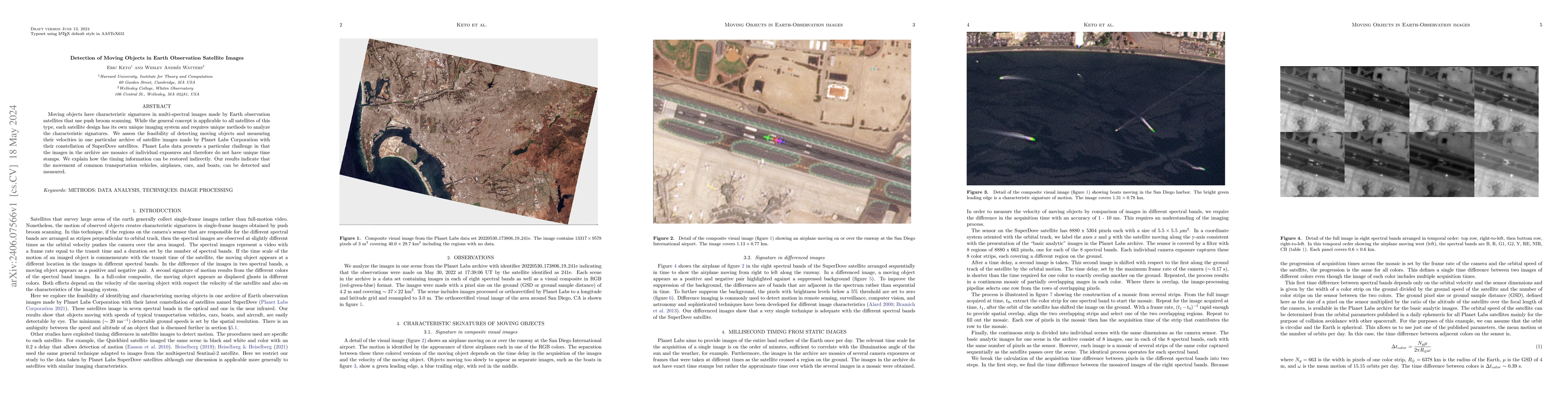Thumbnail for Detection of Moving Objects in Earth Observation Satellite Images