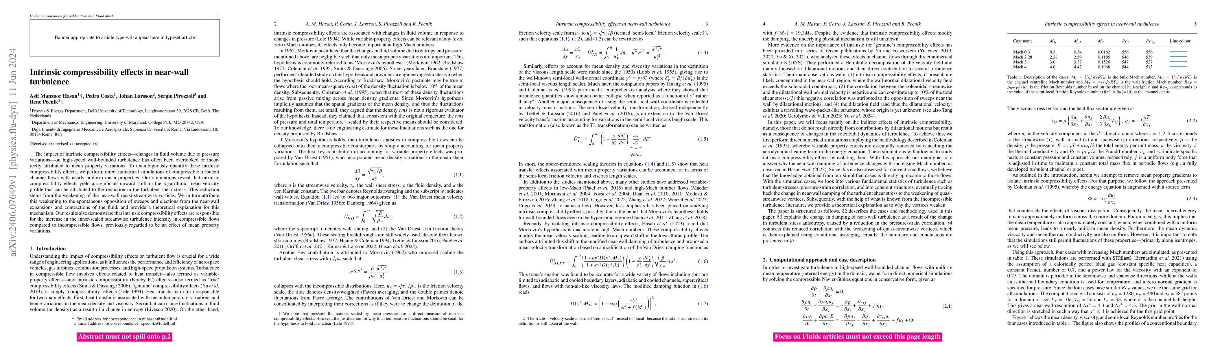 Thumbnail for Intrinsic compressibility effects in near-wall turbulence