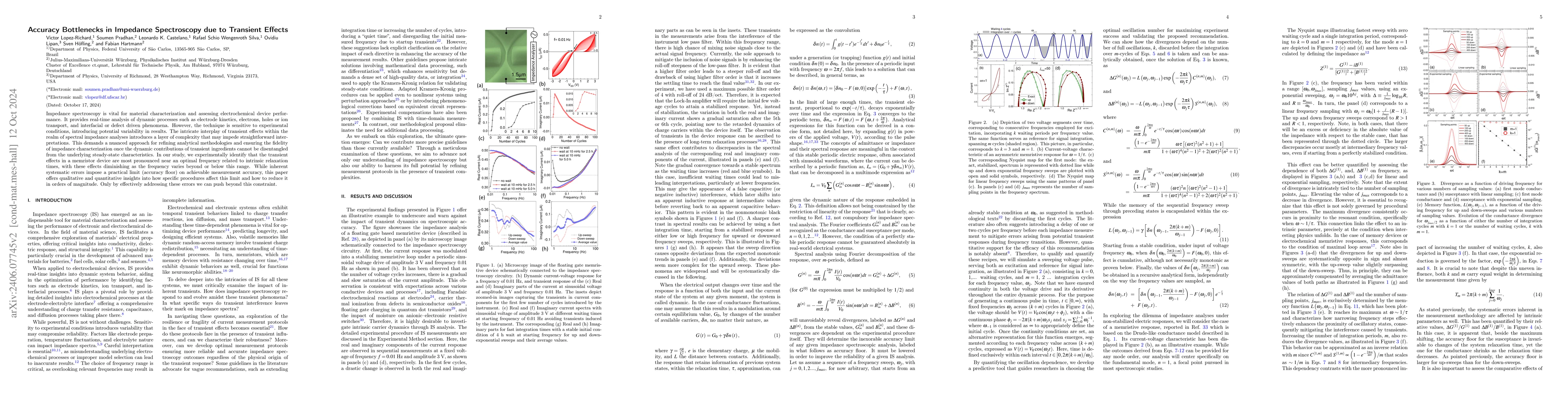 Thumbnail for Accuracy Bottlenecks in Impedance Spectroscopy