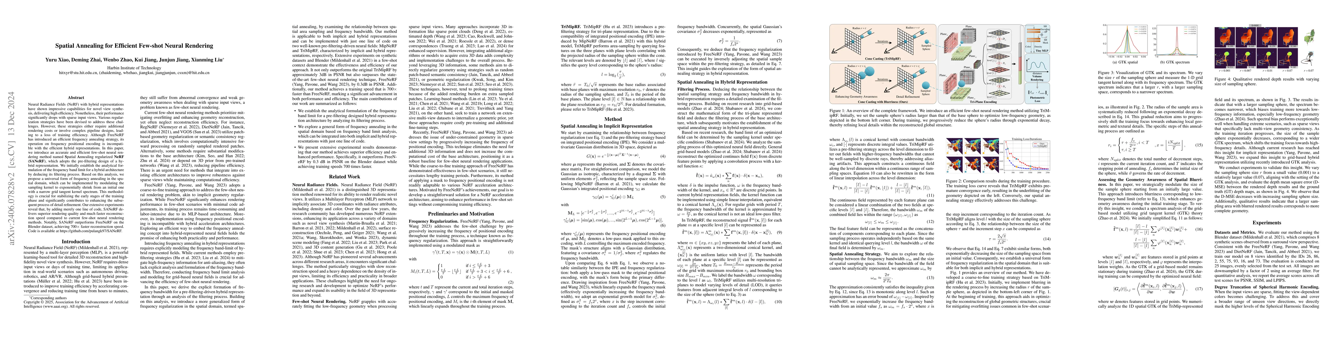 Thumbnail for Spatial Annealing Smoothing for Efficient Few-shot Neural Rendering
