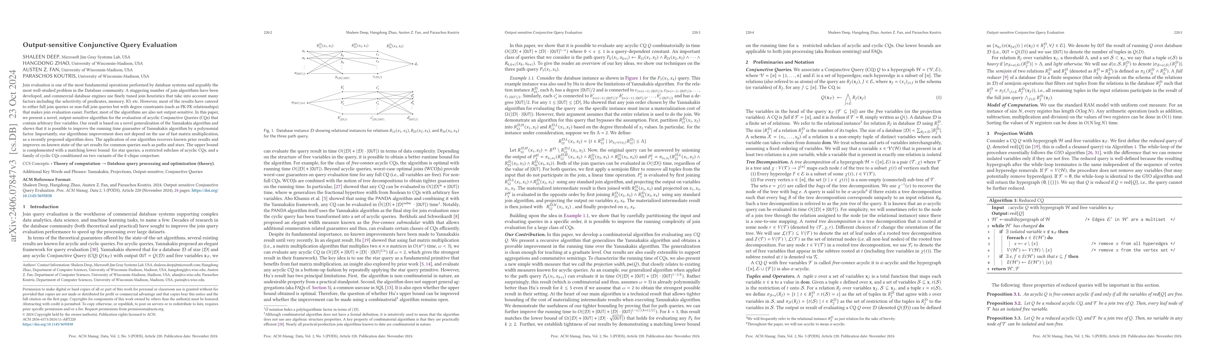 Thumbnail for Output-sensitive Conjunctive Query Evaluation