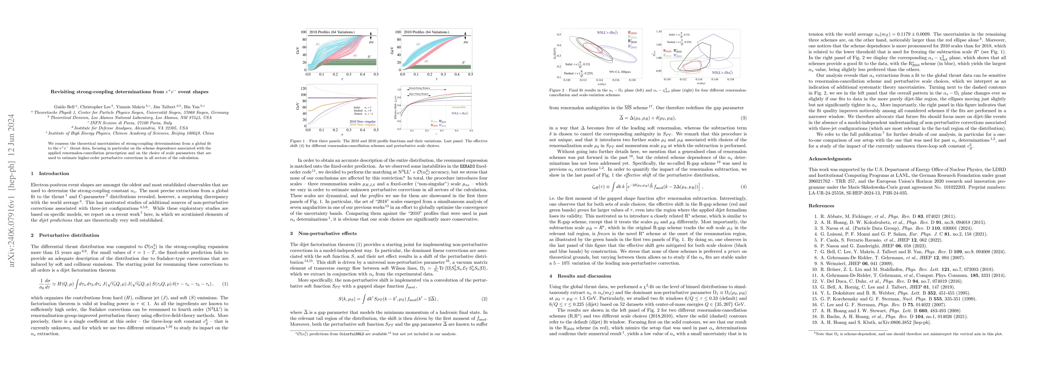 Thumbnail for Revisiting strong-coupling determinations from $e^+ e^-$ event shapes